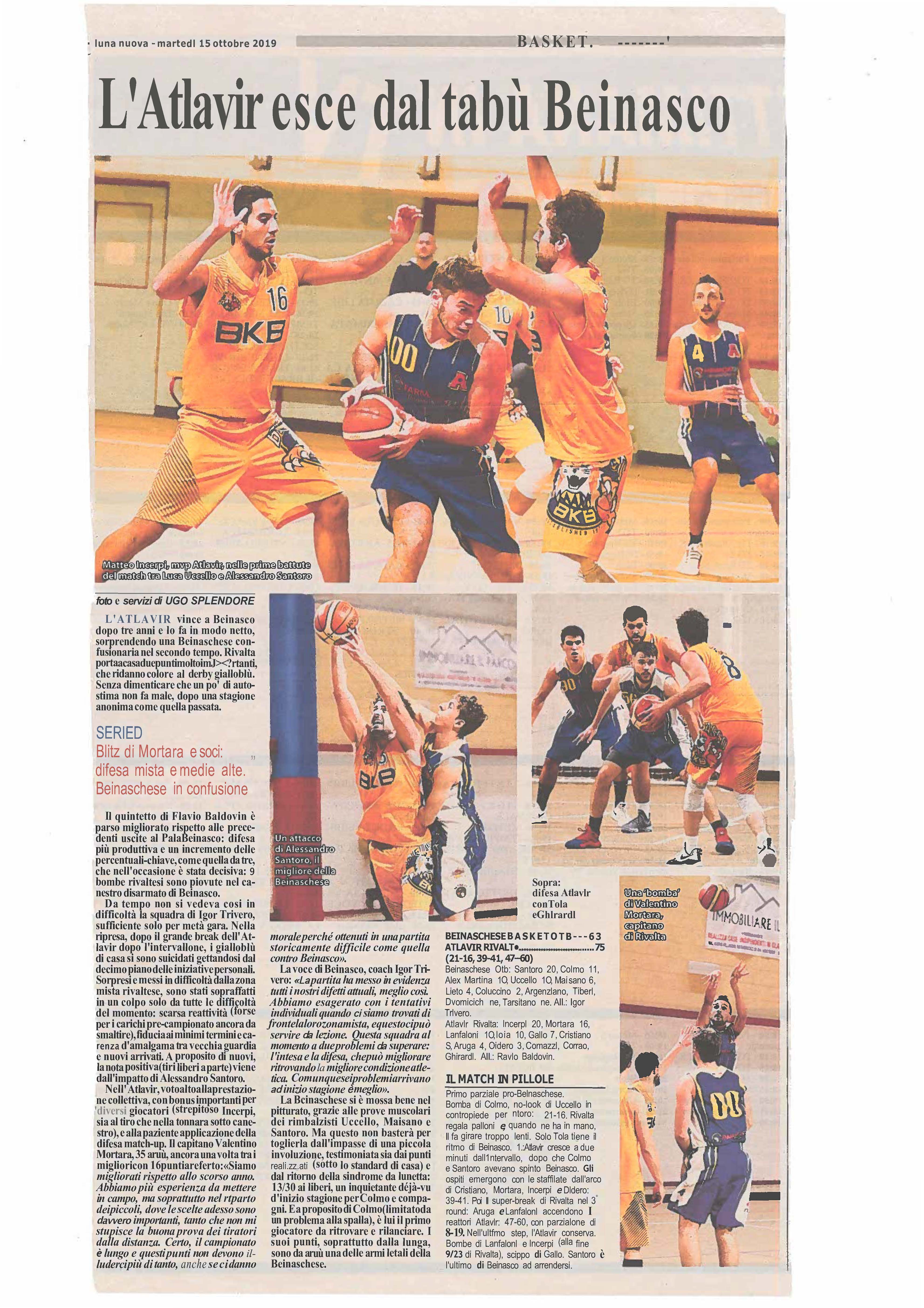 Atlavir vince con Beinaschese..