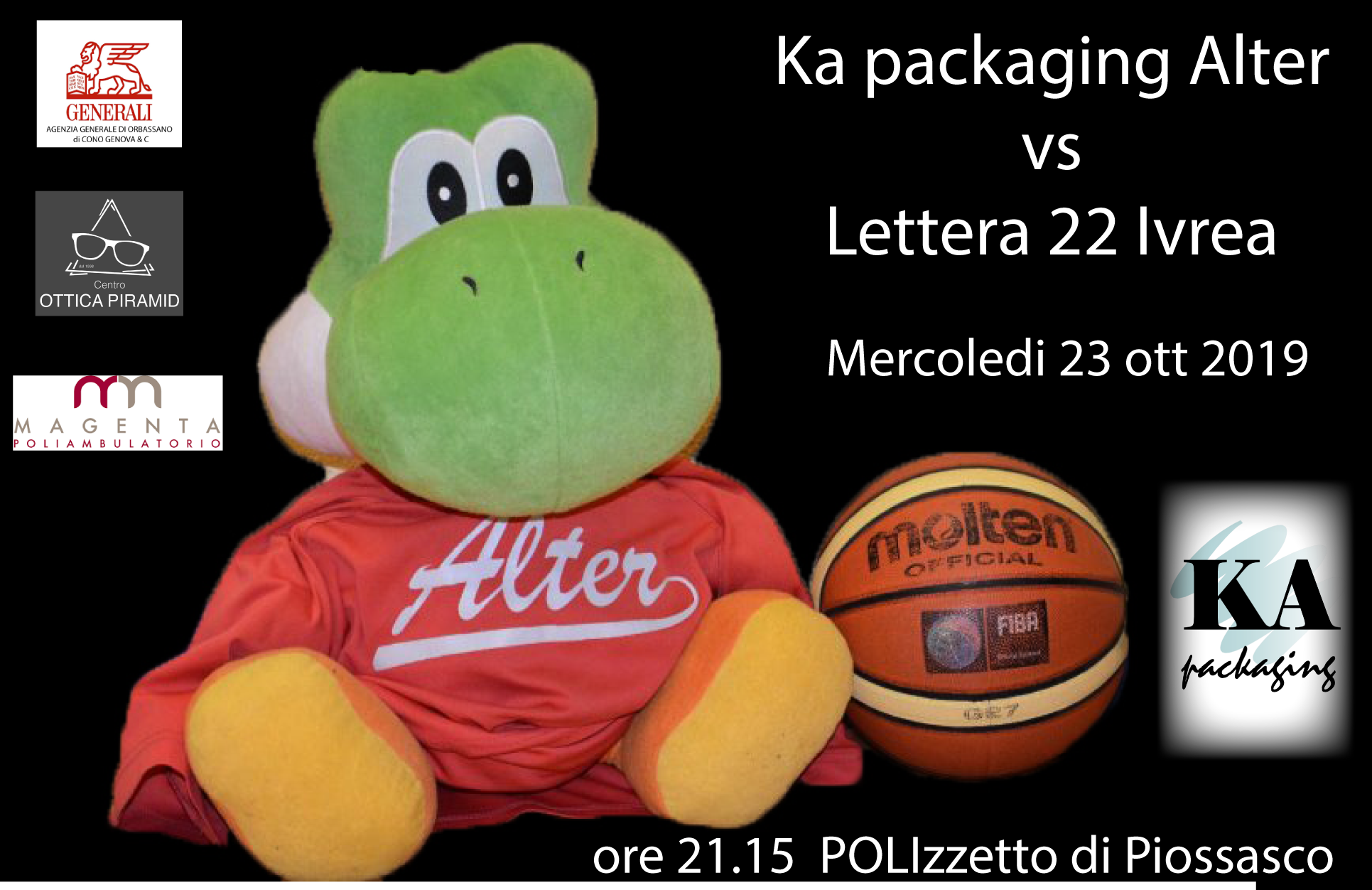 Serie C turno infrasettimanale vs Ivrea al POLIzzetto ore 21.15