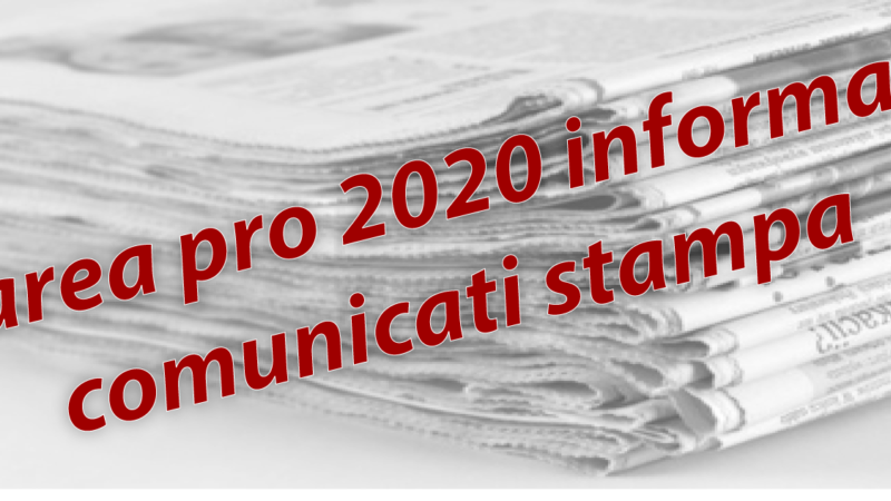 Area Pro 2020 informa