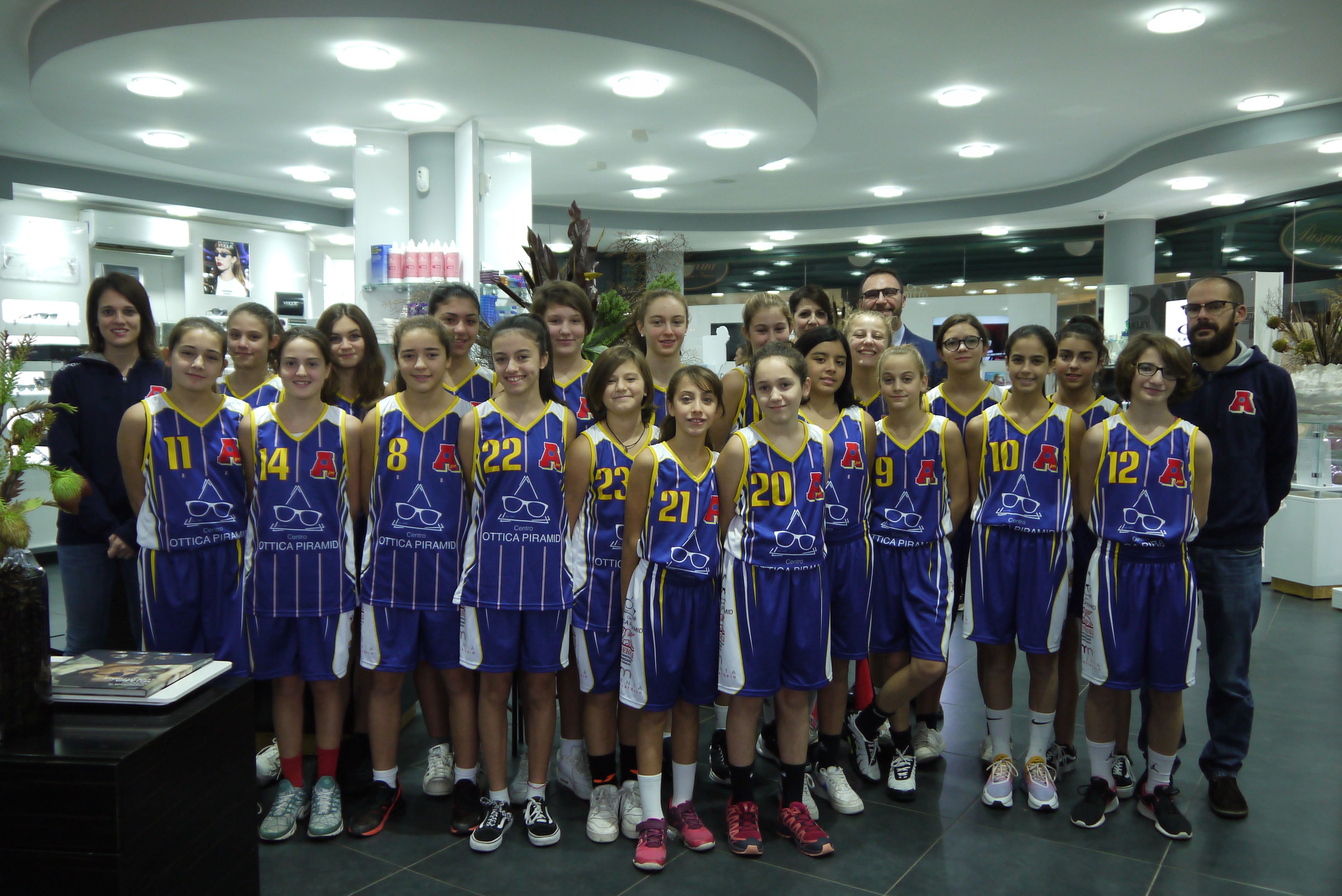U 13-14 Femminile Area Pro 2020 ospiti di Ottica Piramid a Rivalta. Vittoria alla 1^ di campionato con Cuneo