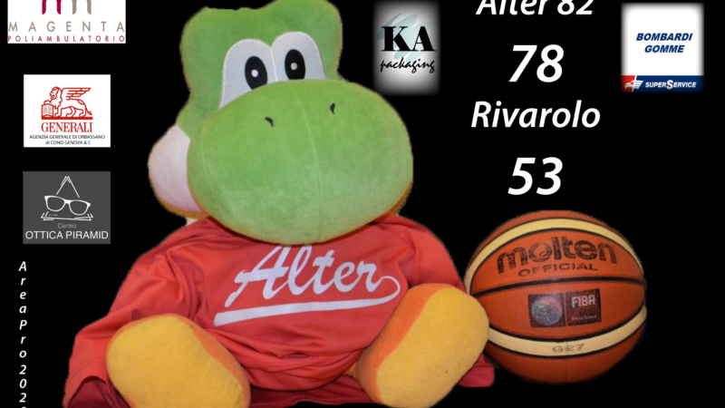 Serie C silver Alter, vince e convince contro Rivarolo