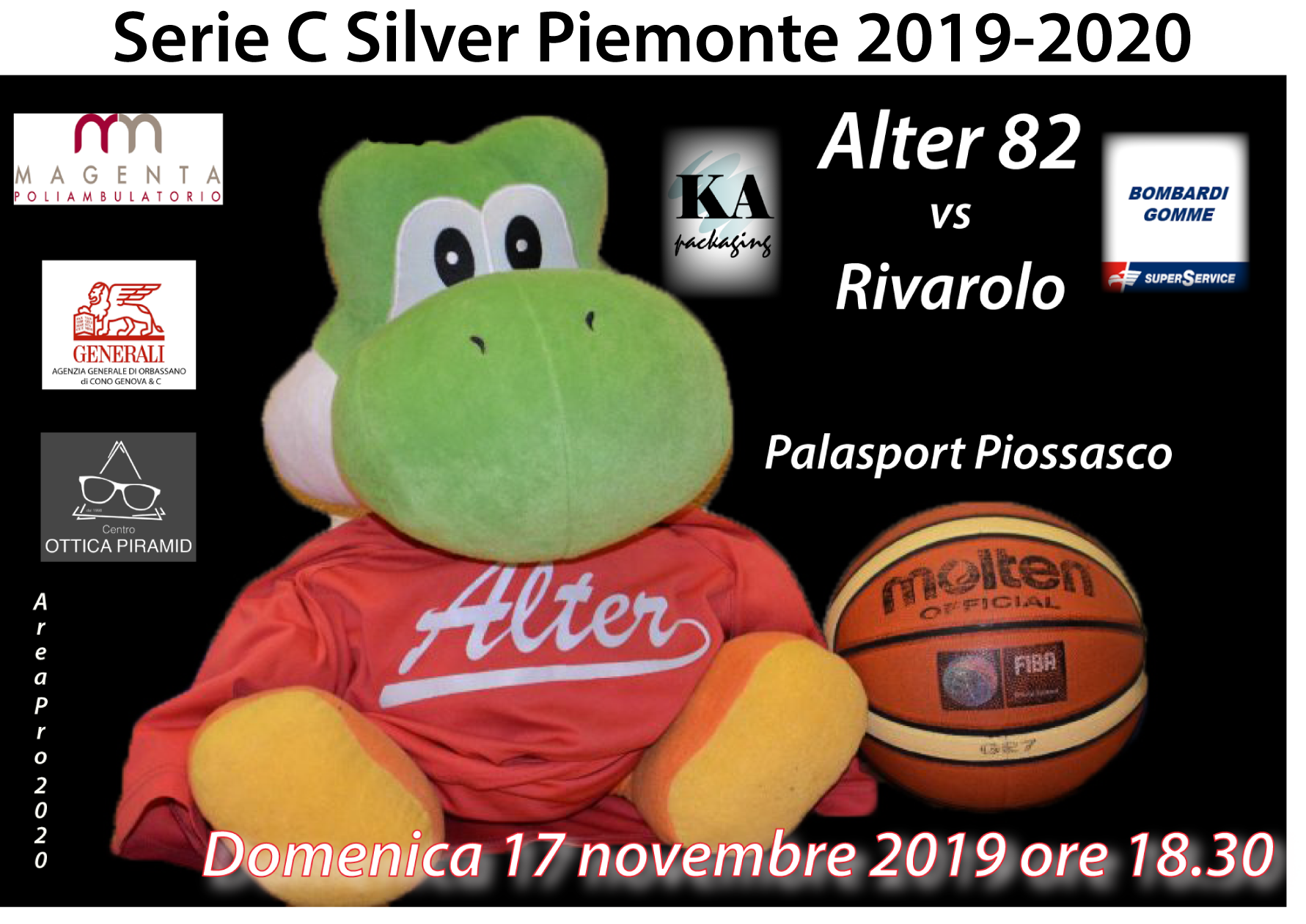 Serie C: Arriva Rivarolo al Palasport. Serie D: Gators-Atlavir  74-58