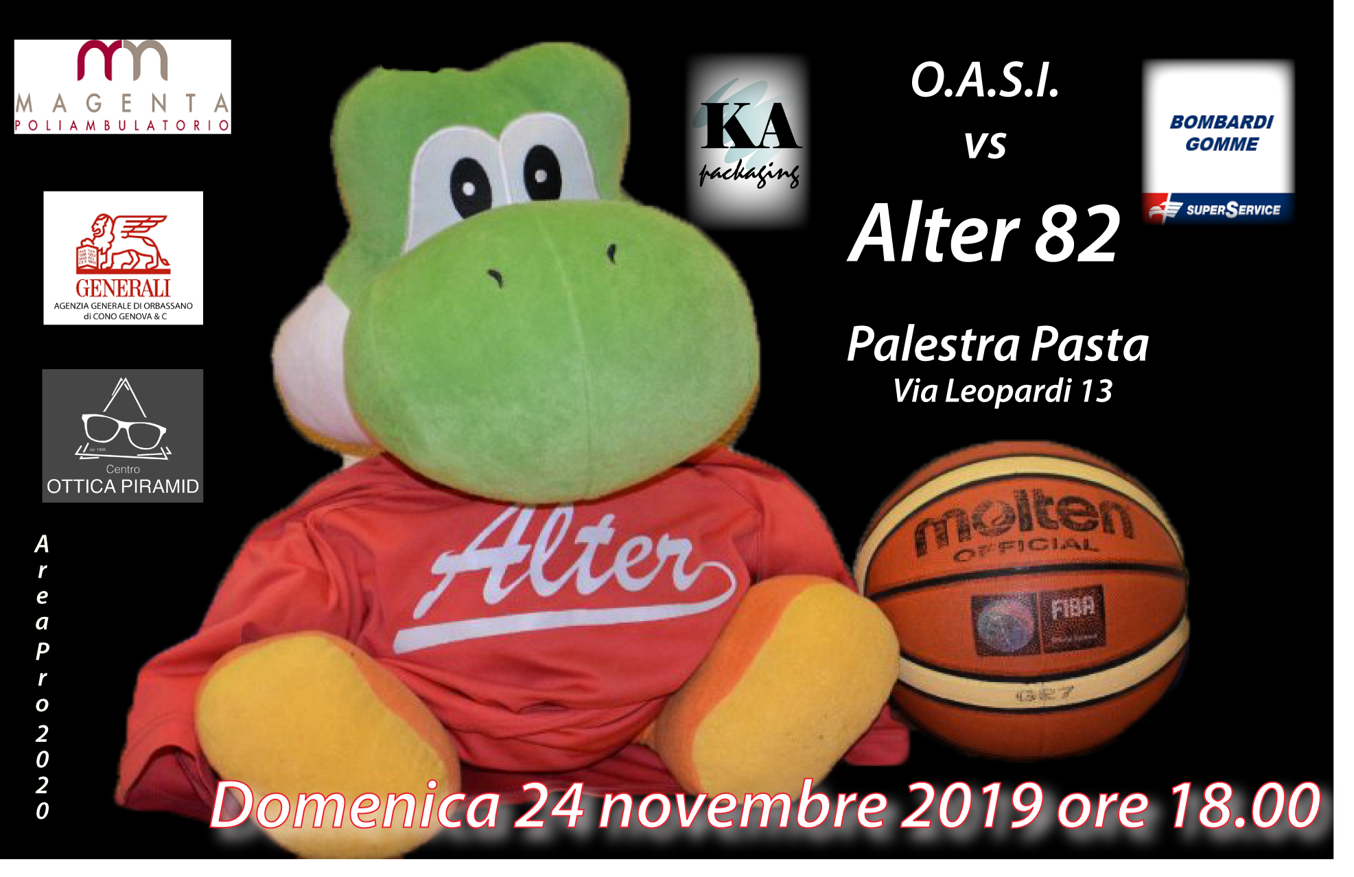 OASI- ALTER: Derby inedito per la serie C silver, domenica 24 novembre