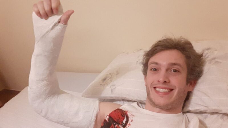 Incidente in bici a Massimo Baccarin..auguri di pronta guarigione da tutta Area Pro.