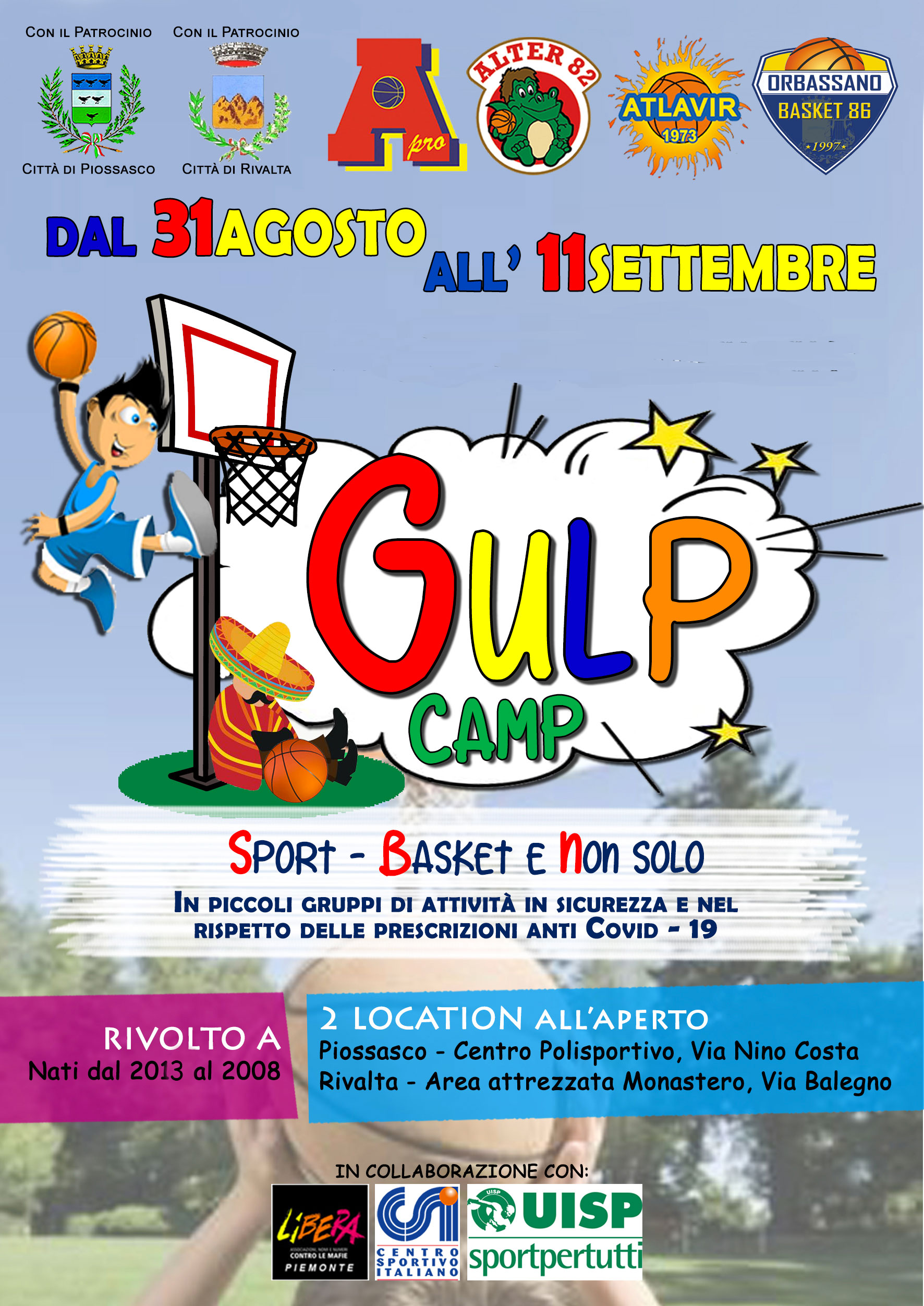 Pre iscrizione al Gulp Camp