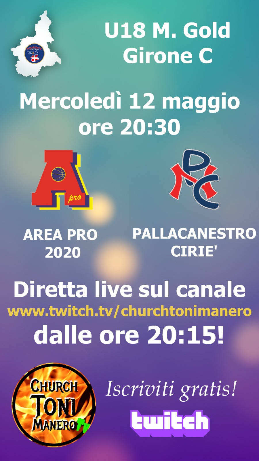 Under 18 gold: Area Pro 2020 vs Ciriè