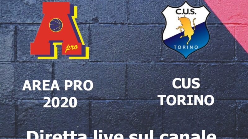 Serie C: Area Pro 2020 vs Cus Torino al Palapiossasco