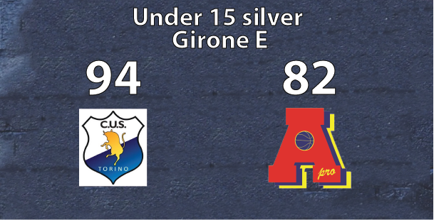 under 15 silver: Cus Torino supera Area Pro 2020