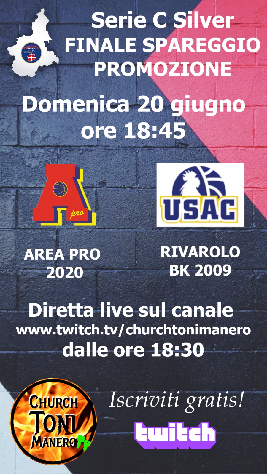 Serie C: Spareggio promozione C Gold, oggi la Gara 1 al Palapiossasco.