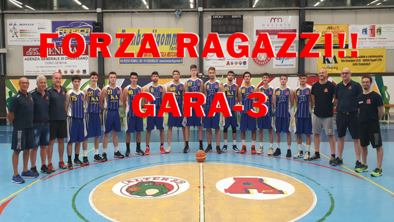 C Silver/Gold 4 luglio 2021, GARA-3: AreaPro2020-Usac Rivarolo.Forza ragazzi, il palazzo è tutto con voi!!