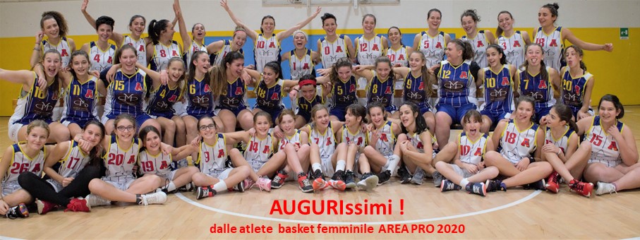 Auguri dalle ragazze Area Pro 2020