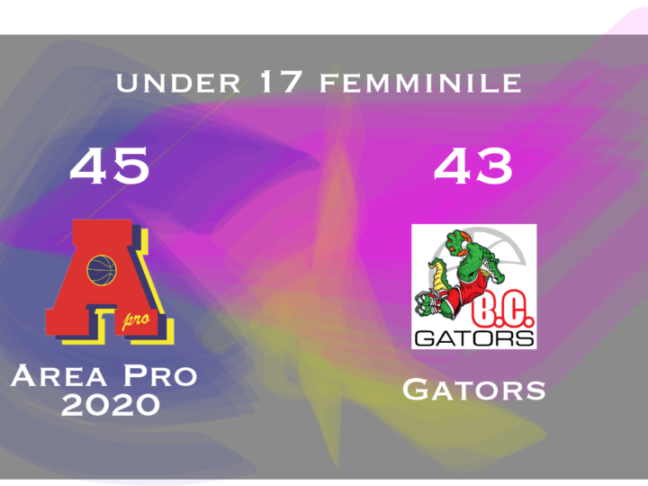 Under 17 femminile: Area Pro 2020 di misura su Gators. Una partita intensa a lieto fine.
