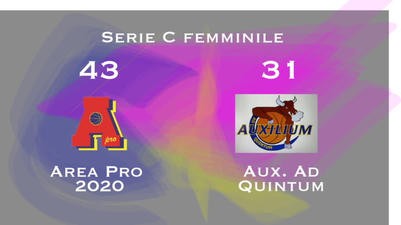 serie C femminile: VacchieriAP2020 vince con Aux AD Quintum.