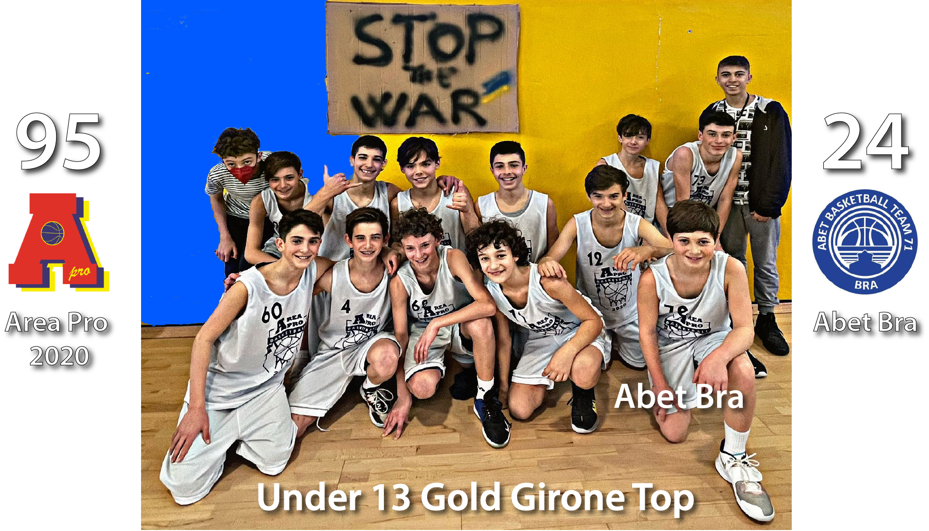Under 13 gold-Top: buona la prima contro di AP2020 contro Abet Bra