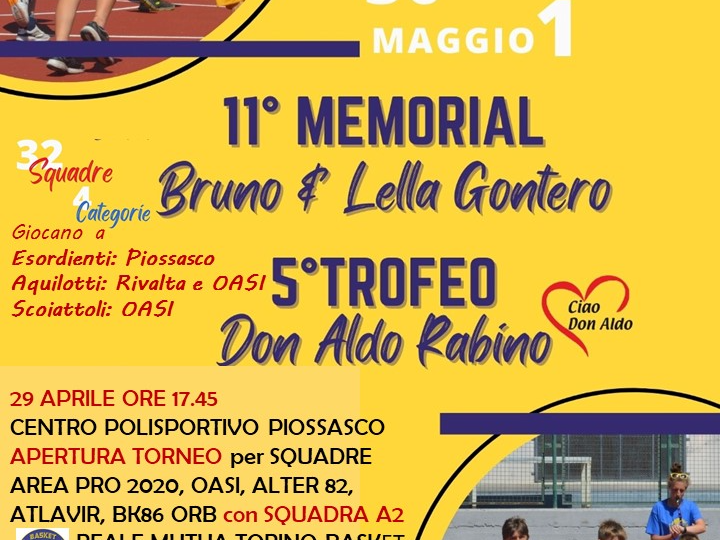 Memorial Gontero e don Aldo Rabino il 30 aprile e 1 maggio 2022:  le classifiche e foto.