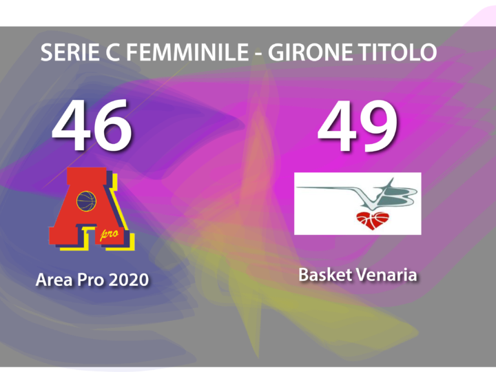 Serie C femminile: AreaPro2020 non supera Venaria