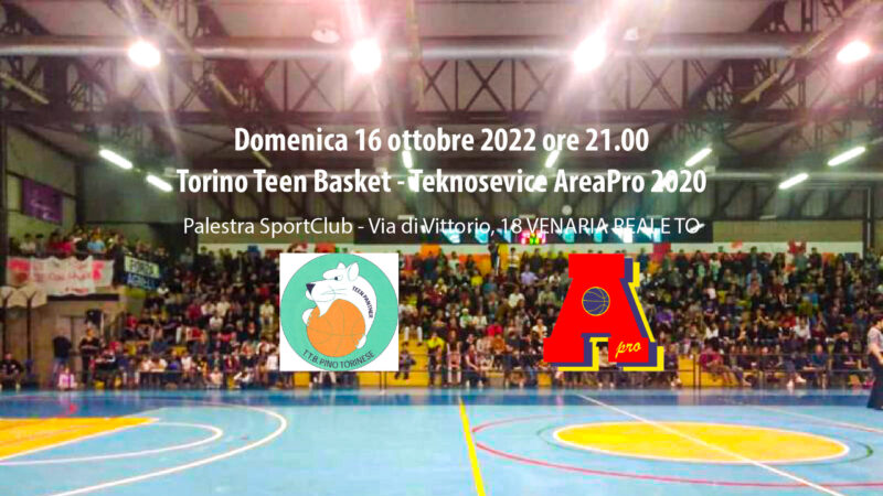 Serie C silver: Teknoservice a Venaria vs Torino Teen Basket di coach Vidili