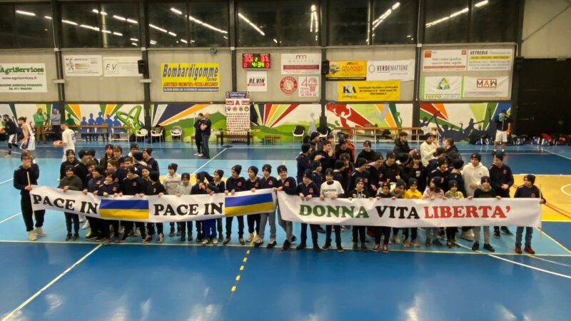 Serie C silver: Vicino alla vittoria con Torino Teen Basket..Una partita con un pensiero profondo a Ucraina e Iran.