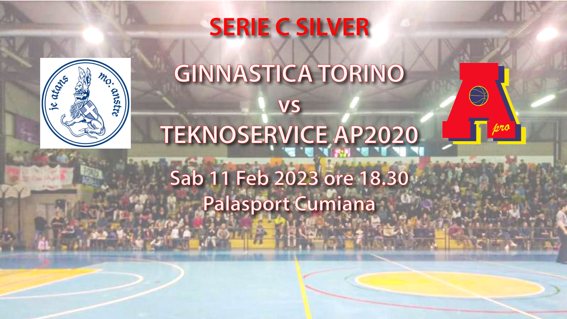 Serie C silver: Ginnastica Torino vs Teknoservice a Cumiana