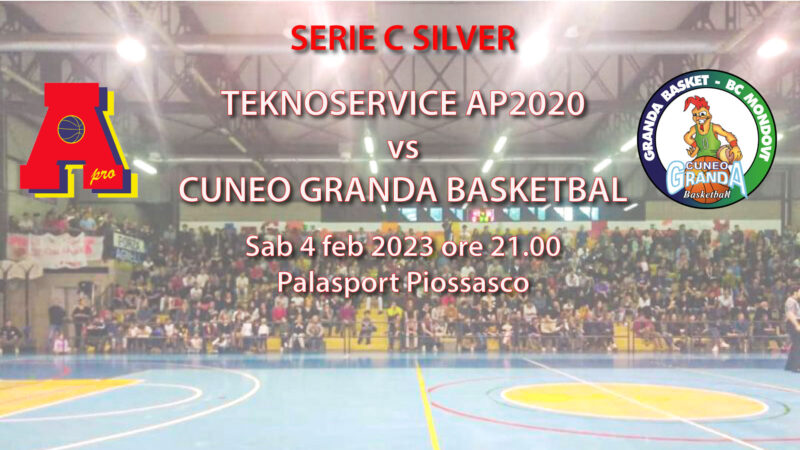 Serie C silver: Teknoservice s Vimark Cuneo sabato 4 febbraio 2023 Palapiossasco. Presentazione partita