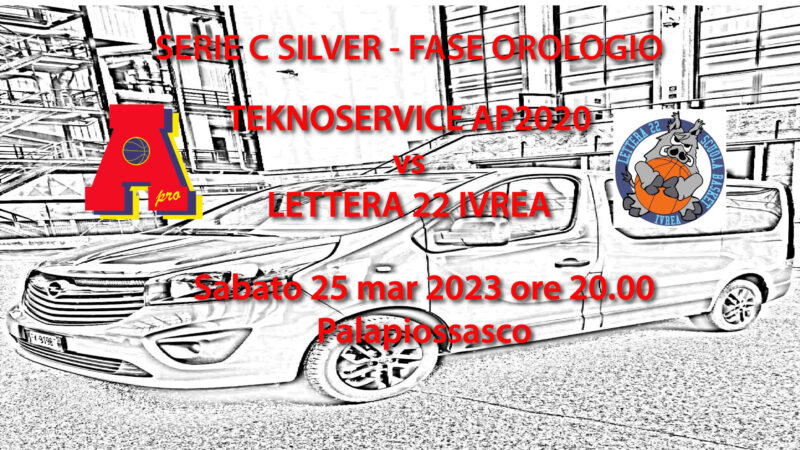 serie C: Teknoservice ospita Lettera22 Ivrea