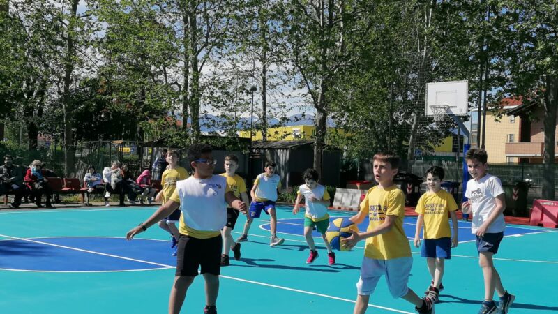 Orbassano: Inaugurazione nuovo campo playground di Basket