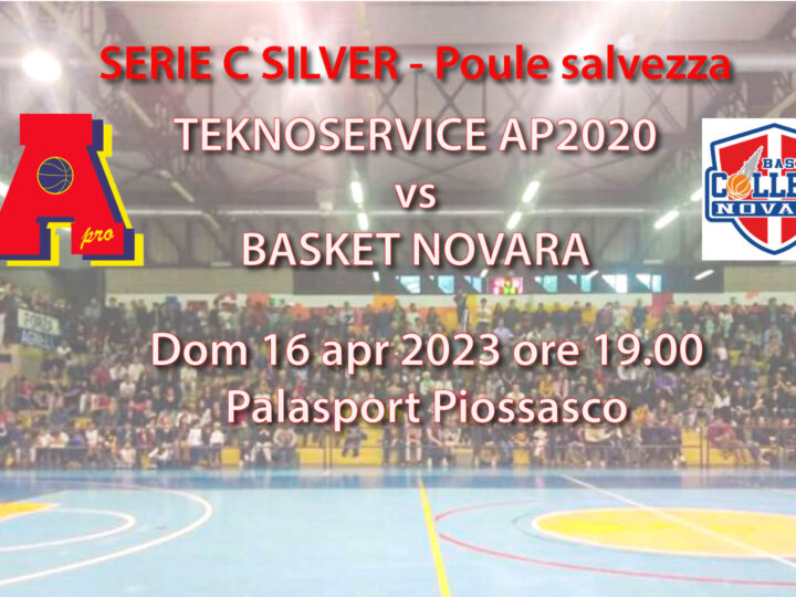 Serie C-puole salvezza: Teknoservice ospita  Basket College Novara