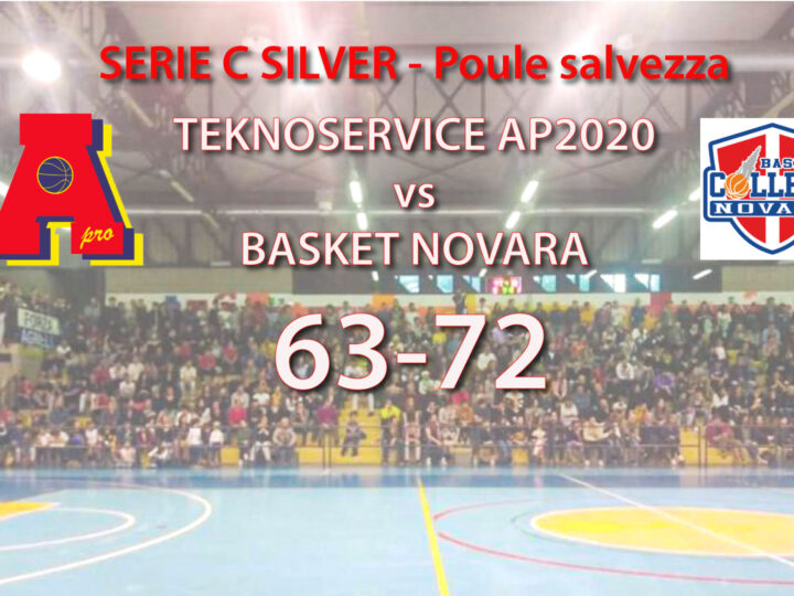 Serie C poule salvezza: Teknoservice AP2020 cede a Basket College Novara
