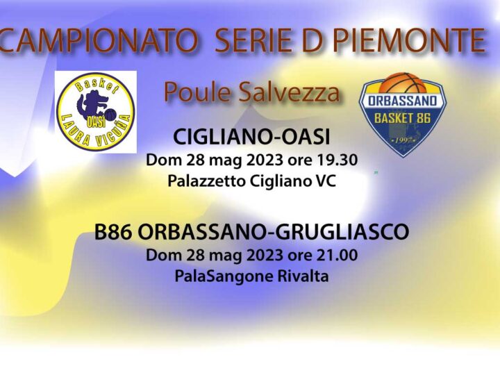 Serie D poule Salvezza: OASI lotta per la Salvezza e B86 Orbassano ultima di campionato.