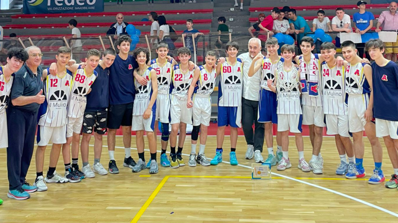 Under14 gold: AreaPro2020 Campione Regionale battuta Collegno Basket 72-66. Galleria foto