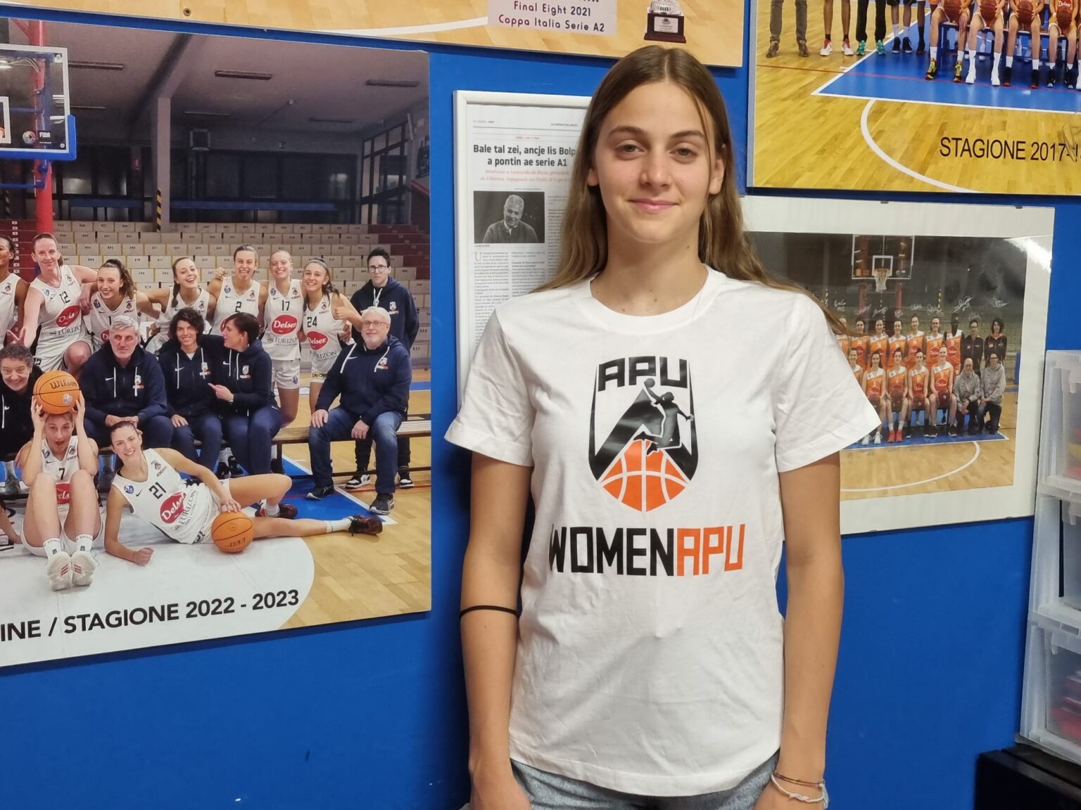 Martina Corgnati giocherà il prossimo anno nella  Libertas Basket School Udine