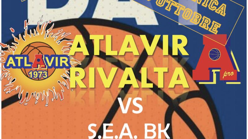 1^ divisione regionale (ex serie D): Atlavir ospita dom 8 ott 2023 SEA Settimo Torinese