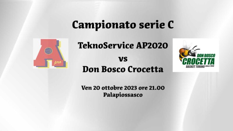 Serie C: Teknoservice Venerdì 20 ottobre, ospita Crocetta. Presentazione partita