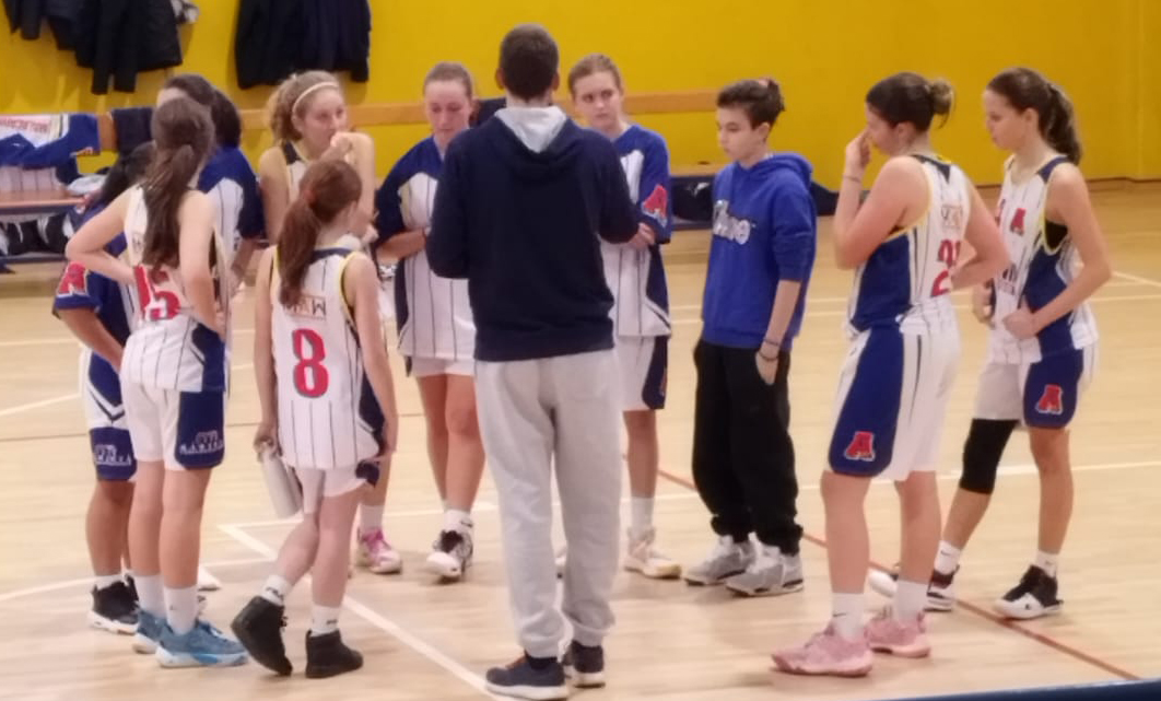 Under 15 femminile: Areapro2020 buona la prima parte di gara con Moncalieri