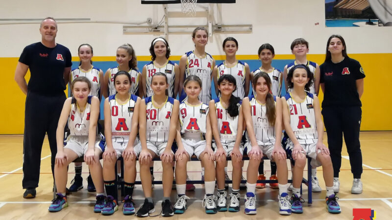 Under 13 femminile-Girone Titolo: AreaPro supera Cuneo al photofinish