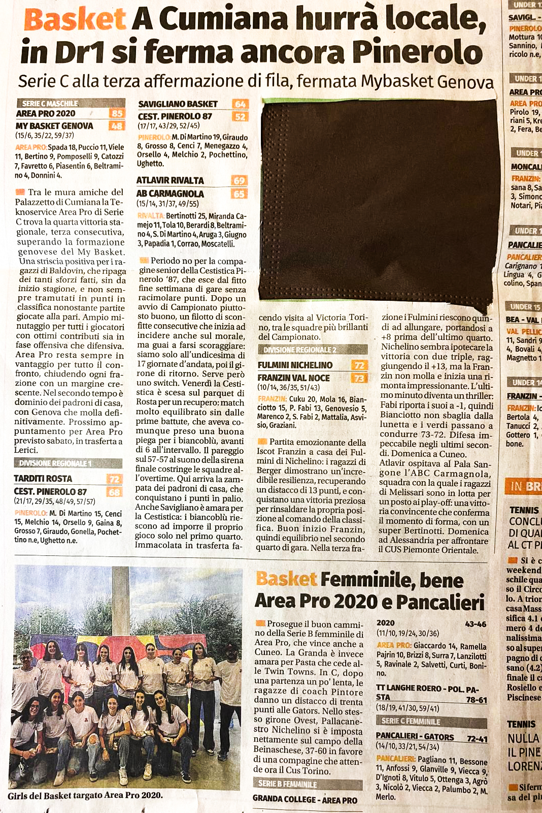 eco del chisone: A Cumiana Hurrà locale….