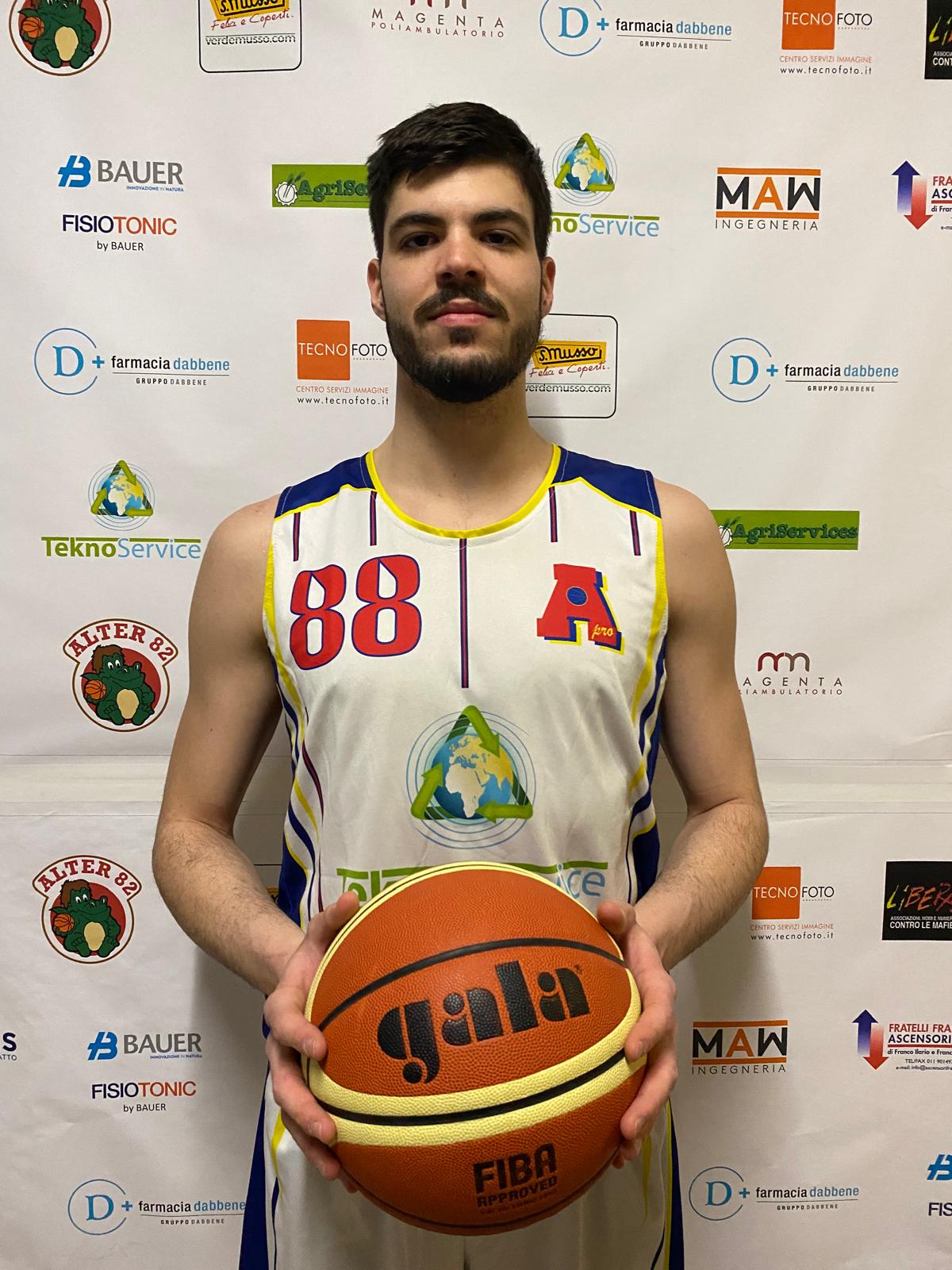 Luca Nebiolo il nuovo ingresso nel roster della C di Teknoservice AreaPro2020.