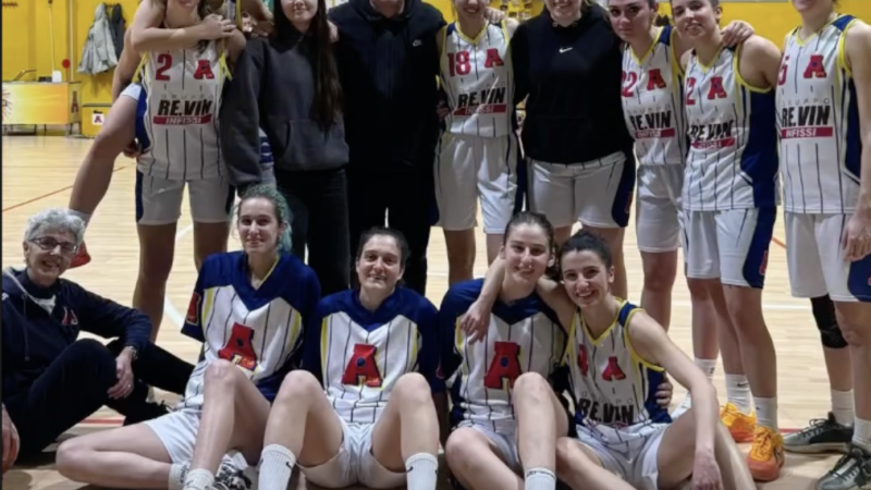 B femminile: Re.Vin AP2020 vittoria con Ardita Nervi.