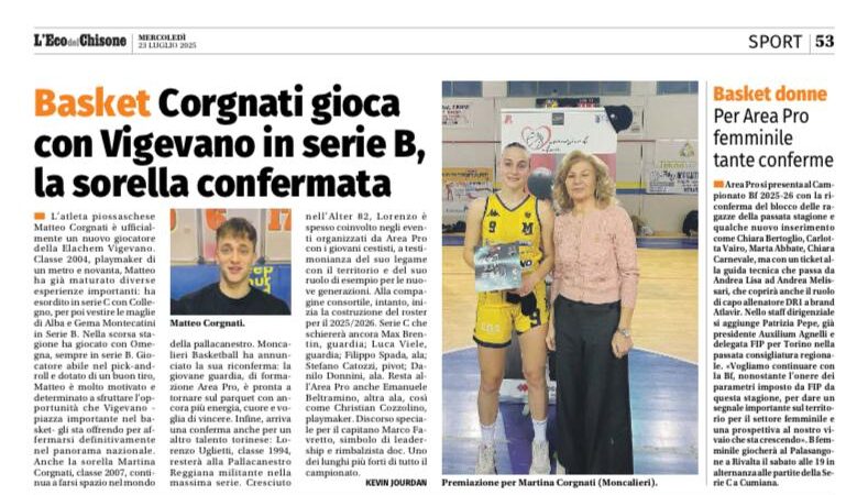 Fratelli di Canestro: L’A2 di Martina e la B di Matteo, orgoglio di famiglia”..nel cuore il basket.