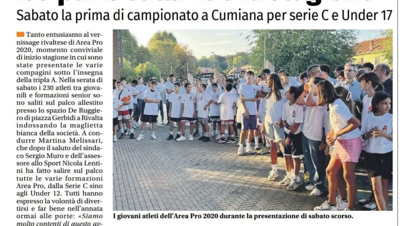 Eco del Chisone: si alza il sipario sulla nuova stagione