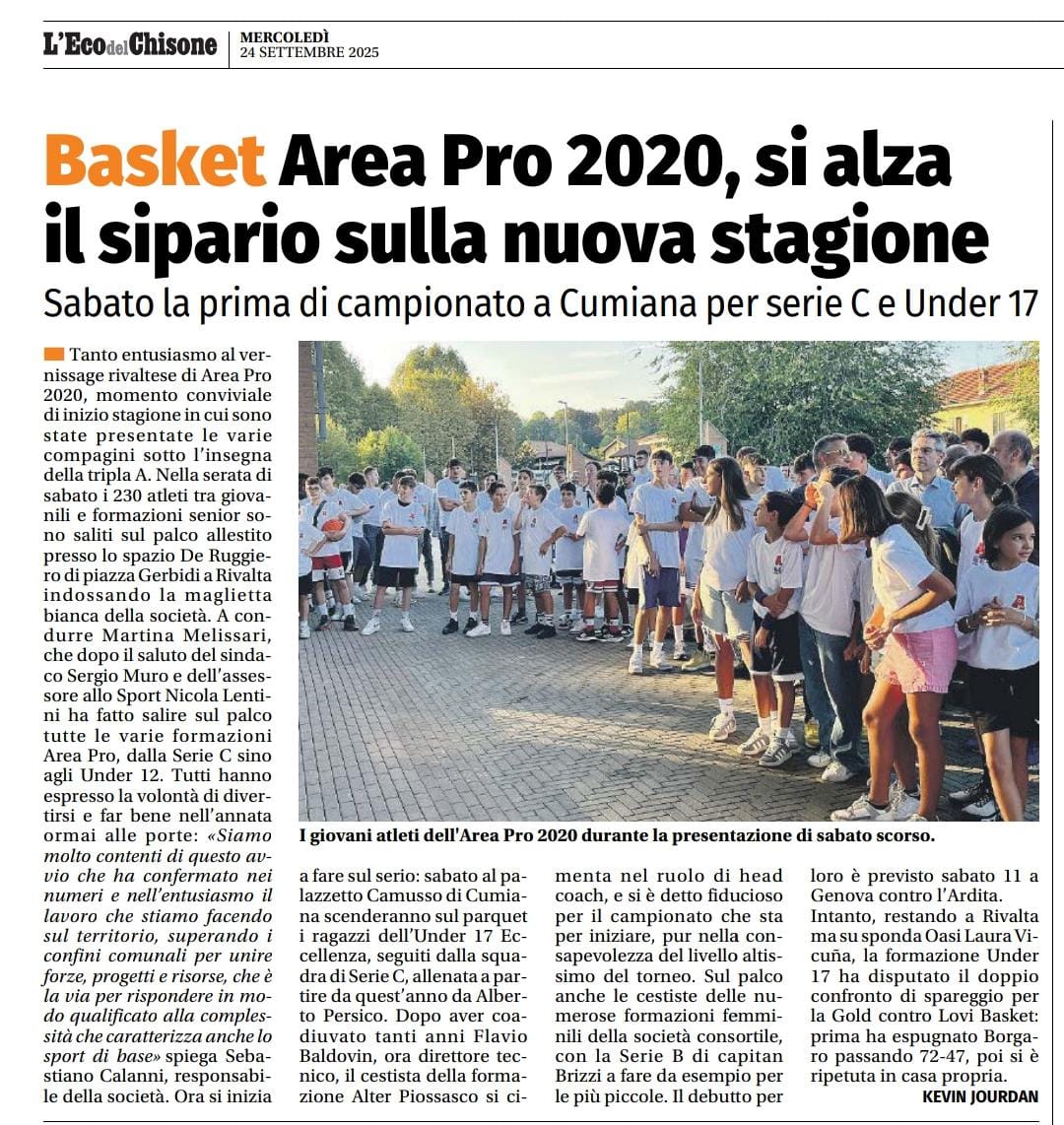 Eco del Chisone: si alza il sipario sulla nuova stagione
