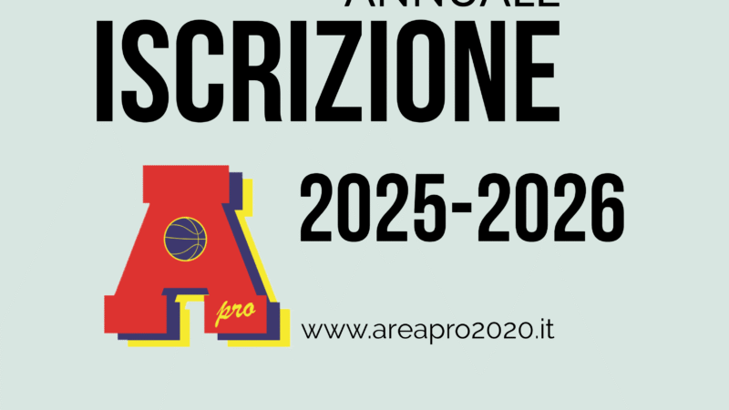 Iscrizioni AreaPro2020 2025-2026