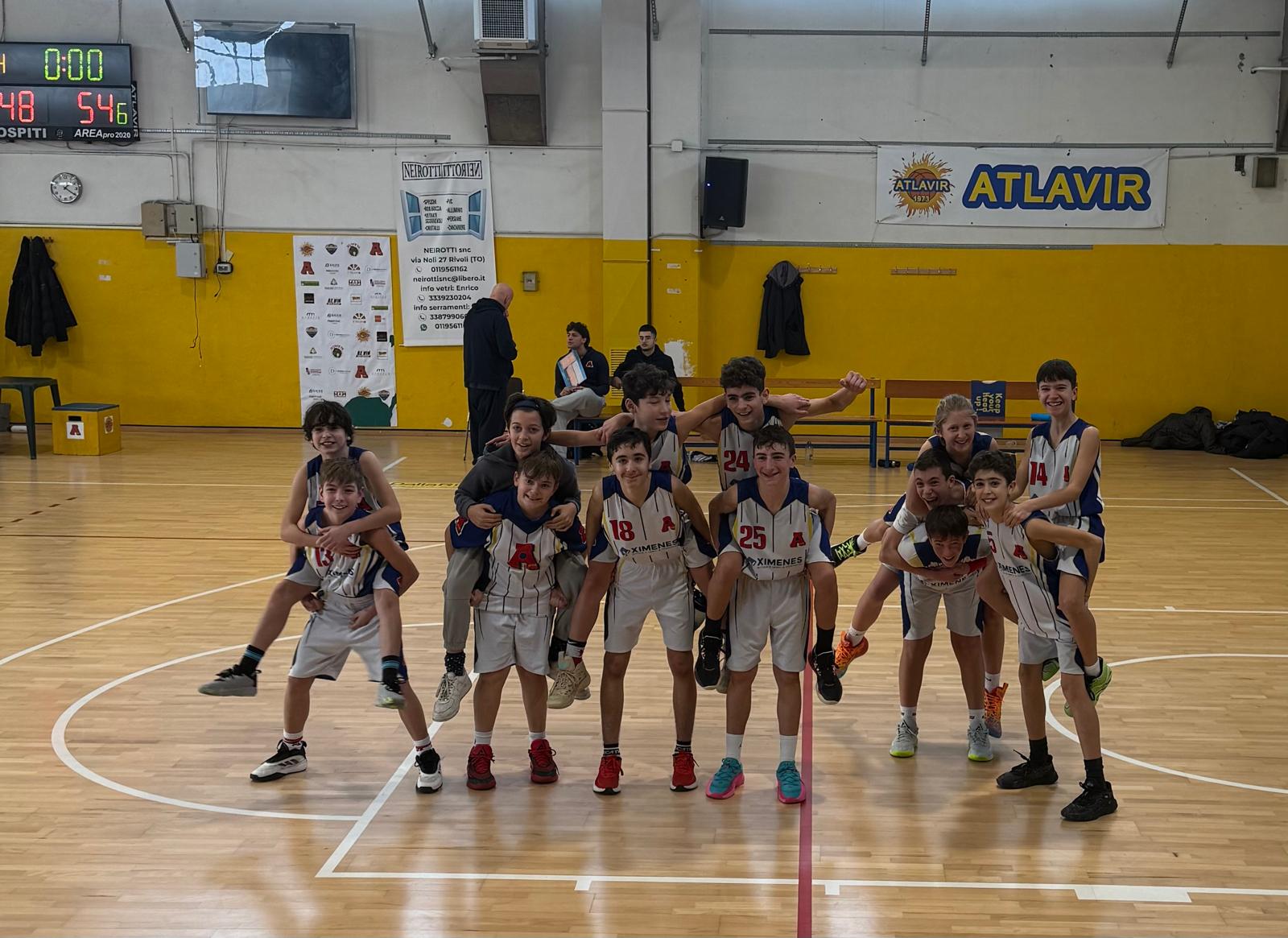Under 13 Reg, vittoria fondamentale su Polisportiva Val Sangone