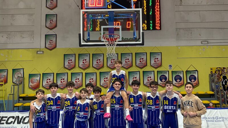 Under 14 Gold, vittoria fondamentale contro Moncalieri per il secondo posto in classifica