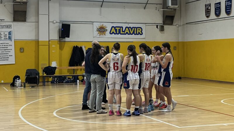 Under 15 Femminile, sconfitta contro la capolista Moncalieri: si chiude la 1ª fase