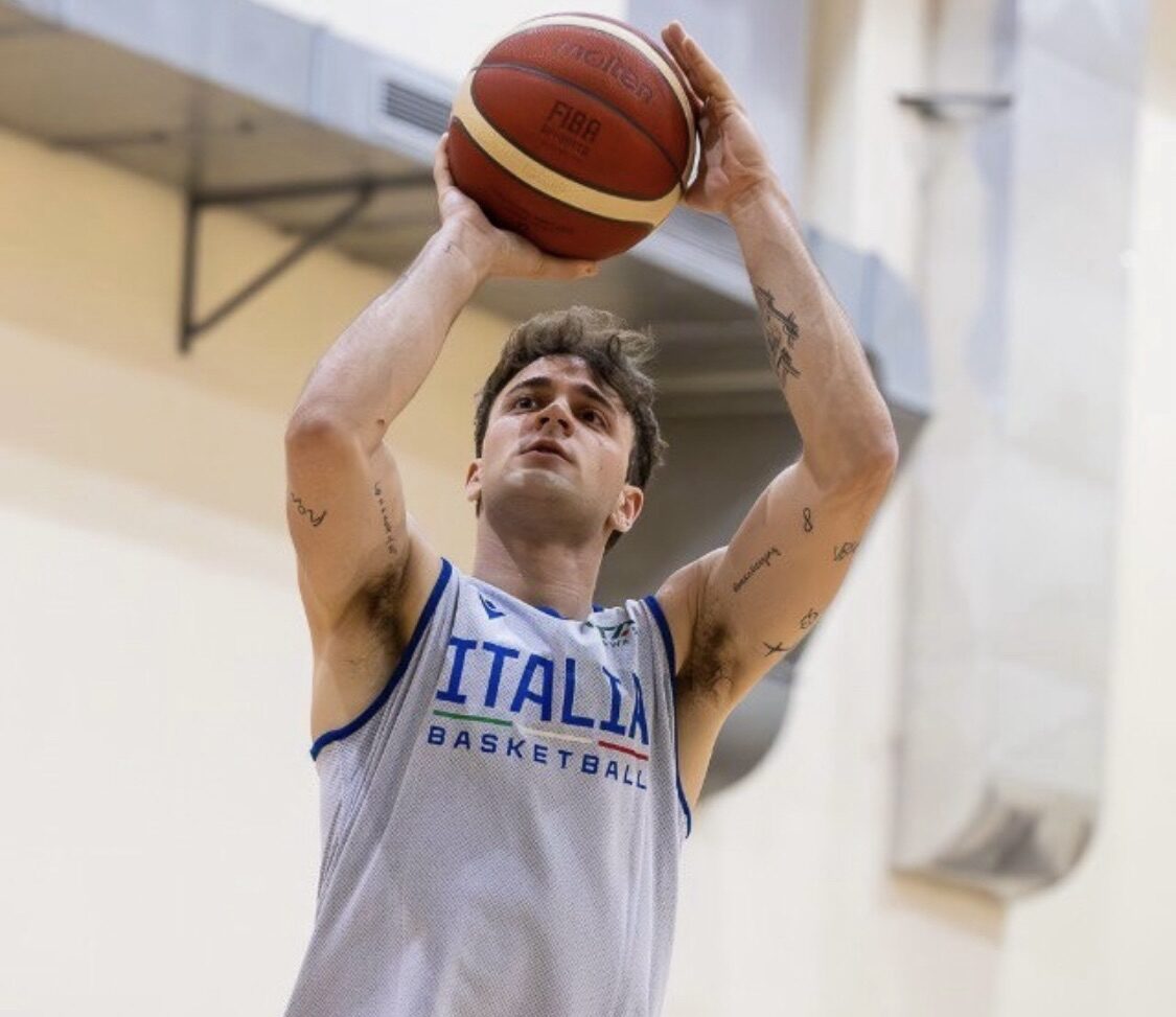 Matteo Corgnati al raduno U22 della Nazionale