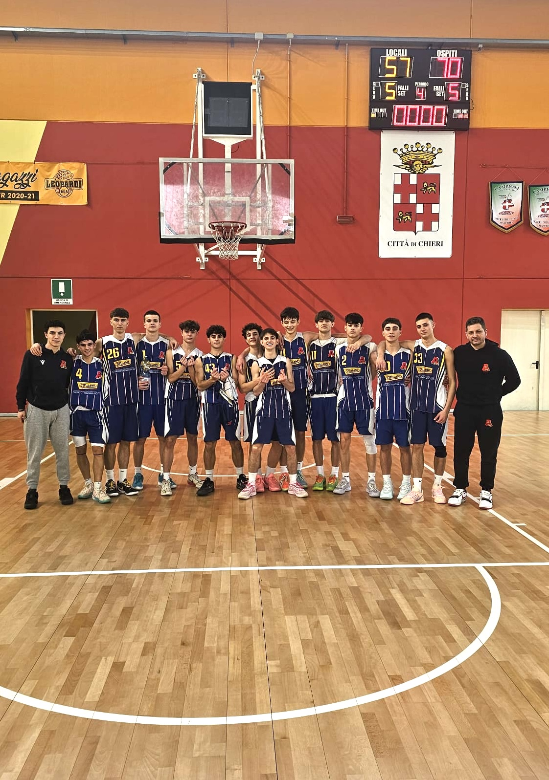 Under 17 Ecc, 1° posto al torneo di Carnevale di Chieri